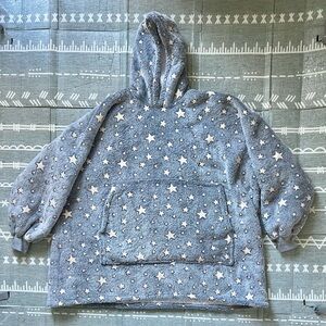 Starry Gray Women's Hoodie Blanket